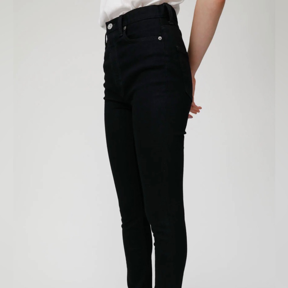Moussy Vintage High waist rebirth black skinny 25 NWT